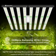 Phlizon FD8000 Plant LED Grow Light Bars Samsung Full Spectrum Commercial Indoor