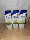 (3) Bottles Head & Shoulders 13.5 Oz Green Apple 2 In 1 Shampoo & Conditioner