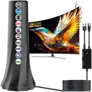 TV Antenna Indoor 1000+ Miles Range,Antennas for Smart TV with 360° Amplifier...