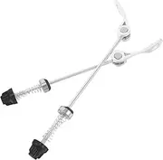 Abaodam 2Pcs Mountain Bike Quick Release Skewers with Extended Levers for Easy Wheel Hub Attachment Durable Design for Reliable Performance Road and Trail Riding
