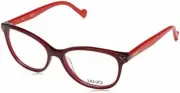 NEW Liu Jo LJ 2605 604 Burgundy Eyeglasses 52mm with LJ Case