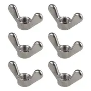 6pcs Wing Corrosion Resistant Nut Heavy Duty Fasteners set for Builders
