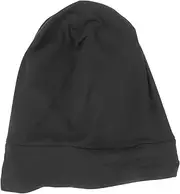 ANDRESLAD 1Pc Adjustable Satin Sleep Cap Breathable Lightweight Hair Care Decoration for Curly Hair Convenient Cap for Women Black Wrap for Comfortable Overnight Use