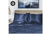 Ocean 1000TC Silk Silky Feel Satin Sheet Set