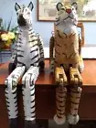 Wood Tiger and Zebra by HD designs