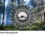 Bear wind spinners for yard