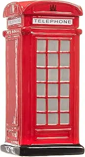 Red Telephone Box Ceramic Cookie Jar