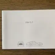 2018 ASTON MARTIN DB4 GT CONTINUATION RARE BROCHURE
