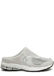 New Balance 2002R Panelled Mesh Mule Sneakers, Sneakers, Grey, Slip-on - 4 4