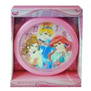 Wall Clock 9.5" Quartz Disney Princess Belle Cinderella Ariel NIP