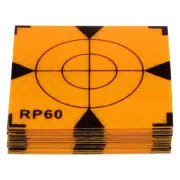 20pcs Reflector Target Sheets 60mm Self Adhesive Reflective Survey Target Yellow