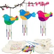 3D Rotating Wind Chime Kit for Kids Make Your Own Wind Chime Wooden Arts