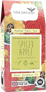 Tea People Spiced Apple Loose Leaf Tea 15 Pyramids Pack 45 g