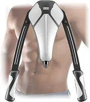 Arm Exerciser, Adjustable Power Twister Bar Exerciser, Arm Exerciser Arm Muscle Training Machine with LCD Counter Adjustable 44-441Lbs Hydraulic Power Home Fitness Equipment for Men and Women