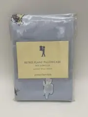 NOS Pottery Barn Kids Retro Airplanes Standard Pillowcase