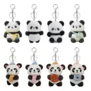 Panda Key Holder Plush Keychain Panda Keyring Cute Panda Keychain For Backpacks