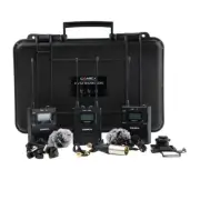 Lavalier Microphone Kit (Li-Ion) with Two Transmitters - Comica