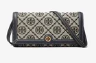 NWT TORY BURCH T Monogram Jacquard Wallet Crossbody Bag 135846