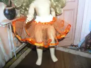 Orange Nylon Net Slip Petticoat Crinoline 14" Doll clothes fits Ideal Toni P-90