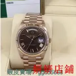 XN二手/ROLEX勞力士228235玫瑰金自動機械男表 咖面 男士腕錶 精品手錶 男士手錶特價*出售機械機芯