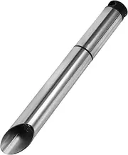 Generic Sowing Tool Bulb Planter Tool Drill Mini Garden Tools Hand Digger Edger Lawn Tool Puller Tool Stand up Held Succulent Tools Spreaders Point Garden Tool Bag Stainless Steel Silver