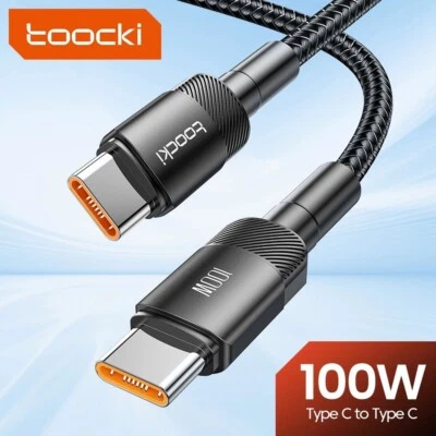PD 100W USB C to Type C Charging Data Cable Fast Charger For iPhone 16 Samsung