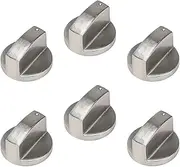 6 Pcs Gas Stove Knob, Stove Adaptors Knobs, Stove Cooker Control Switch Knob, Gas Stove Control Knob, Control Switch Knobs, Oven Cooker Hob Control Knob, for Kitchen Cooktop, Gas Stove & Various Ovens