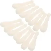 OSOLADY 50pcs Lip Brush Replacement Soft Flocking Cotton Applicator for Even Lip Gloss Distribution Convenient Makeup Accessories for Artists and Home Use