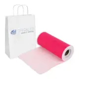 10 pcs Fuchsia 6" x 25 Yd Tulle Fabric Roll Spool Wedding Bow Party ba