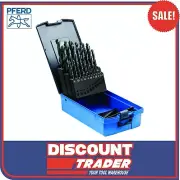 PFERD 25203702 25 Piece High Speed Steel HSSG Drill Bit Set Metric 1-13mm