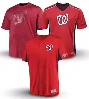 3 Majestic Washington Nationals Jersey And Shirts Bryce Harper - Size 3XL