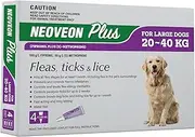 Neoveon Plus for Large Dogs (20-40kg), 4 Pack. Controls Ticks, Fleas and Lice, Purple (FP011-11)