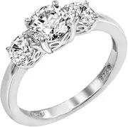[Amazon Essentials] Rose Gold Plated Sterling Silver Swarovski Zirconia