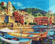 Needlepoint Tapestry Painted Canvas Gobelin - Bay. 11879 20"x24"