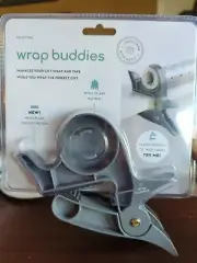 Wrap Buddies Tabletop Gift Wrapping Tool - Secures Wrapping Paper & Tape, Slate