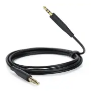 Bose QC25 QC35 QC45 Aux Cable 3.5Mm to 2.5Mm Replacement Cord Black No Mic