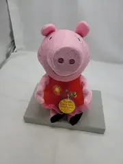 Peppa Pig Plush W/Sound/Shakes Great Day for Giggles Peppa 9" Baby/ Toddler