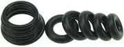 10pcs Nitrile Rubber O-Rings, CS 3mm Rubber O Ring Assortment Kit, OD 9-100mm Nitrile Rubber Round Oil Resistant Sealing Washer(23mm)