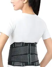 TYNOR Back Brace for Lower Back Pain Relief, Sciatica, Adjustable Back Support Belt for Men Women, Working out, Heavy Lifting, Lumbar Support Belt with Lumbar Pad (Medium, Black)
