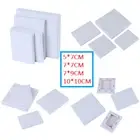 10X 4Size Mini Artist Stretched Canvas Square Small Art Board Acrylic Oil Pa GS