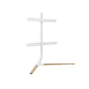 Brateck Modern Linear Tabletop Tv Stand 49 To 70In Tv Matte White