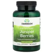 Swanson, Full Spectrum® Juniper Berries, 520 mg, 100 Capsules