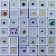 Natural Mogok Ruby Kyanite Citrine Opal Picasso Agate 27 Pcs Lot Gemstone 519