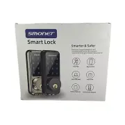 Smart Lock Digital Keypad Deadbolt Keyless Entry Front Door Lock Passcode Black