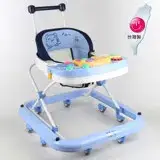 在飛比找遠傳friDay購物優惠-TAI TONG 可推式音樂幼兒學步車-粉藍