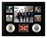 THE BEATLES Signed Limited Edition Photo Memorabilia Wooden Frame