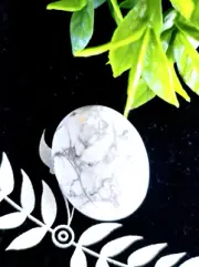 worry stone. Crystal. Howlite
