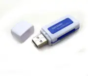All in One Memory Card Reader USB 2.0 For TF SDHC SD MS Micro(M2) MicroSD MMC #B