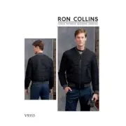 Vogue Sewing Patterns 9353, Men's Zip Front Jacket, Size 40 - 46, New