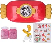 Electric Bubble Blower Innovative Candy Shape Music Lights 16 Holes Automatic Machine Kids Presents
